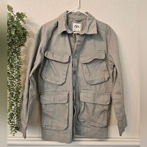 ZARA Cargo Jacket Size M